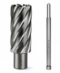 Rugged Shop Tested Annular Cutter Forged From Premium High Speed Steel For Zero Hassle Metal Cutting 3/4 Inch Weldon Shank Precision 1 1/8 Inch Cut Diameter