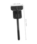 Spare Tire Mounting Bolt For Cars Easy Install No Tools Required Tire Fastener Secure Fit Durable Hardware Black
