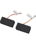 A27343 Carbon Brush Set With Wire And Springs For DWP611 PK 450PK Router Replacement Motor Part, shown with two brushes in black.