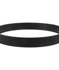 Black round plastic stepping stone mold for concrete pathways, reusable paver form for DIY garden walkway maker and lawn path projects.