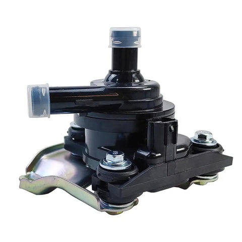Electric Inverter Coolant Pump Water Pump With Bracket For 2004 To 2009 Toyota Prius Hybrid 1 5 Liter top view of pump assembly