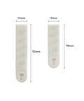 Damage Free Picture Hanging Strips For Walls No Tools Needed Medium And Large White, size details shown, 19mm wide