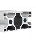 Premium 600mm 3060 Aluminum Profile Extrusion Rail For DIY CNC Router 3D Printer Workbench close-up of cross-section detailing.