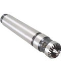 2MT wood turning drive center, 5/8-inch shank, silver metal with serrated drive surface