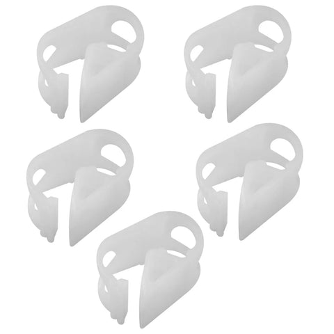 Pack Of 5 Plastic 1/8 To 1/4 Inch Tubing Hose Clamps For No-Fuss Adjustable Flow Control In The Lab, Pinch Valve Shut Off Clips