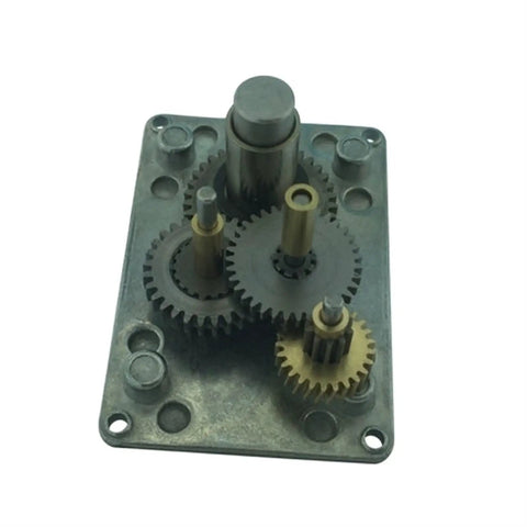 A5840 Worm Gear Motor Reducer Box For Micro Dc Stepper Motor That Handles Heavy Lifting Without Breaking A Sweat Zero Drama Heavy Duty Cnc Engraving Mill Setup And Automatic Window Opener Designed For Real World Hustle, featuring intricate gear arrangement on a metal base.