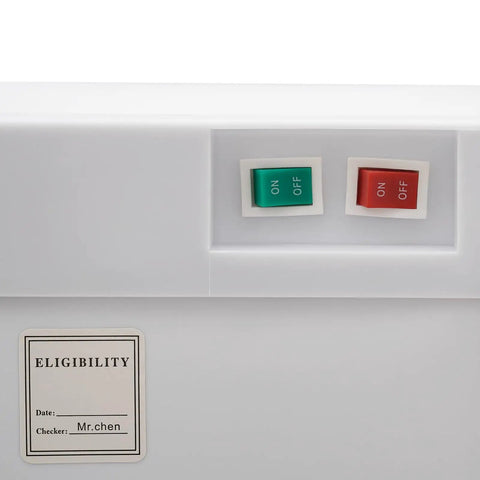 Bottom Load Water Cooler Dispenser With Hot And Cold Water, control switches close-up, labeled eligibility check by Mr. Chen