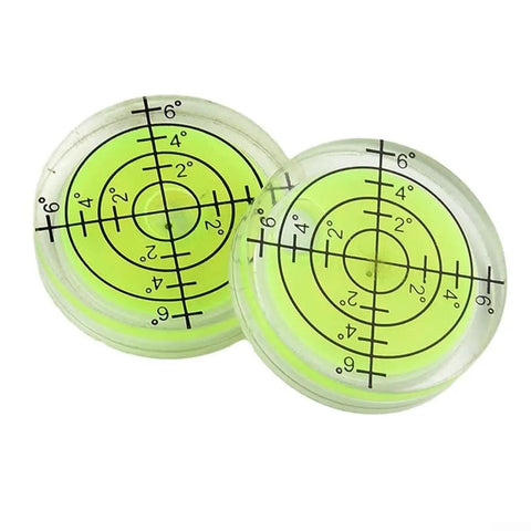 2pcs for mini Bubble Level 32x7mm for acrylic Horizontal for spirit Gauge with green liquid and measurement lines.