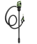 Heavy Duty Electric Drum Pump With 7.6 GPM Flow Rate, DC 20V Powered Diesel And DEF Transfer Pump with flexible hose and nozzle.