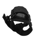 Adjustable Dive Flashlight Wrist Strap For 20-38mm Lights, Heavy-Duty Nylon Arm Strap, Secure Fit in black with visible buckle