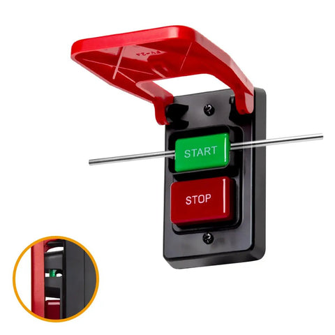 Dual Voltage Knee Paddle Switch For Power Tools 120V 230V 16 Amp Emergency Stop Paddle For Table Saws Router Tables Drill Presses
