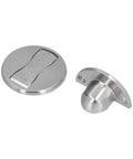 Mingzhe Heavy Duty Stainless Steel Magnetic Door Stop With Rock Strong Magnet For Wall Protection No Drilling Required Easy Install showing durable steel components.