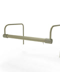 12 Inch Tru Slim Antique Brass LED Picture Light With Adjustable Arm Plug In 2700K Warm White Toggle Switch detail view
