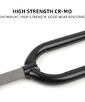 Close-up of 20 Inch BMX Front Fork Crafted From Chromoly Steel For Hardcore Strength And Lightweight Performance, 28.6mm Steerer.