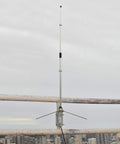 Beefy UHF Mobile Antenna For 350 To 500MHz Repeater Use 100W aluminum alloy body mounted on rooftop railing