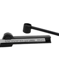 Straight Shank Lathe Parting Tool Holder With HSS Blade, black handle, blade size 1/16 x 5/16 x 3-1/2 inches visible