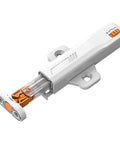 Beefy Push to Open Cabinet Latches for Doors and Drawers, Non Magnetic RV and Home Kitchen Storage in white finish