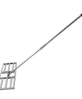 Stainless Steel Telescopic Go To Lawn Leveling Rake With Long Handle For Garden Sand And Soil Multi Function Leveling Tool For Lawn Grading