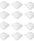 12 white EPE foam bubble pouches arranged in a grid for 100 Pieces White EPE Foam Bubble Pouches For Packing Fragile Items And Ceramics Reusable Shock