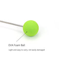 Green EVA foam ball on a metal rod from Upgraded Trailer Alignment Kit With Magnetic Hitch Line Up For Quick Easy No Fuss Hitching Telescoping Rod Extends To 42 Inches Chrome Plated Finish Resists Rust Magnetic Base And Adjustable Alignment System For Trailers