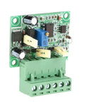 0-10kHz To 0-10V Frequency Converter Module With Optical Isolation For PLC Interface, green circuit board with connectors