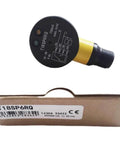 T18SP6RQ Photoelectric Switch High Precision Object Detection Sensor in black and yellow with packaging label visible