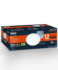 Box of 6 Inch Canless LED Recessed Downlight 12 Pack 3000K 900 Lumens Wet Rated Ultra Slim for New Construction and Remodel
