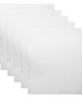 Six Pack Flat Aluminum Sheets 7.87 x 7.87 Inch Thin Flexible Metal for DIY Craft Projects, Stamping, Repairs, and Small Fabrication Work