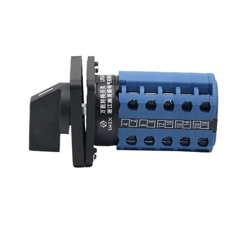 Beefy Heavy Duty 2/3 Gear Reversing Switch With Five Joints, On Off Changeover Cutoff Switch 32A 63A 125A, side view