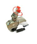 Heavy Duty Hydraulic Torque Wrench 700 Bar 10000 Psi 1 Inch Square Drive Swivel Inlet Precision Reaction Arm showing detailed swivel inlet design.