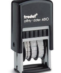 Compact Self Inking Date Stamp With Military Day Month Year Layout For Daily Logistics And Tracking Forms Using Fast Dry Black Ink Cartridge.