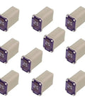 10 pieces of 25A fuses from 50 Pack Must Have Automotive Mini Box Cartridge Fuse Kit For Cars Trucks And SUVs With 15A 20A 25A 30A 40A Each 10 Pieces Universal Vehicle Electrical Protection And Easy Replacement Fuse Set