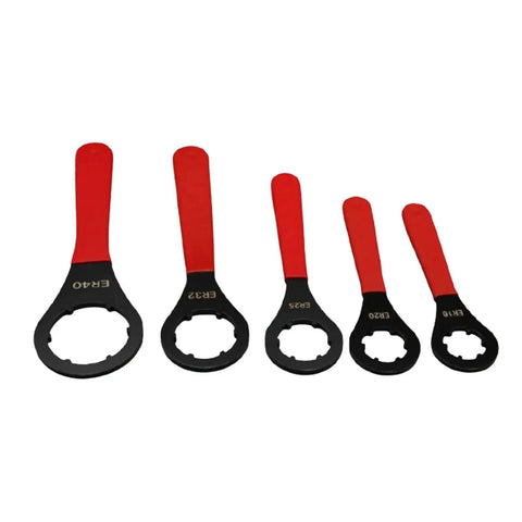 Pro Grade ER Collet Wrench Featuring Secure Anti Slip Grip Rock Solid Carbon Steel Construction Tailored For Cnc Milling Lathes And Precision Machining Jobs Shop Ready Heavy Duty Spanner Built Like A Tank To Handle Serious Torque Demands