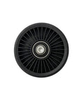 Must-Have Engine Drive Belt Idler Pulley For BMW F20 F30 E60 E65 E66 E90 top view showing durable plastic and smooth bearing.