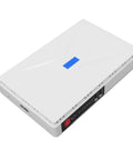 Mini UPS Battery Backup For WiFi Router And Modem Featuring A Robust 8800mAh Lithium Pack, compact white design with power ports.