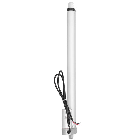 Get This Heavy Duty 30N Electric Linear Actuator With Compact Design For Boats And Industrial Machinery, Low Noise And Energy Saving Power Move For Cars At 12V DC Voltage, showing slim body with wires.