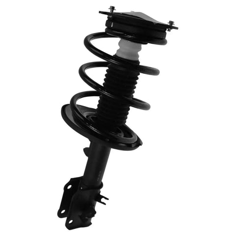 Top Shelf 6 Piece Front Steering And Suspension Kit For 2007 2012 Nissan Altima strut spring assembly in black, heavy duty auto part.