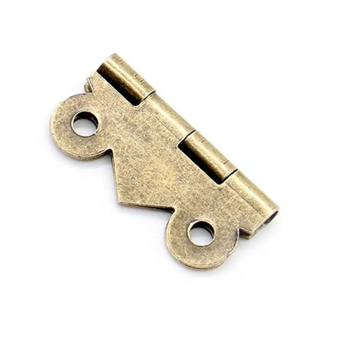 Heavy Duty Bronze Cabinet Hinges For Slick Drawer And Jewelry Box Swings Pro Grade Furniture Hardware built tough, close-up view.