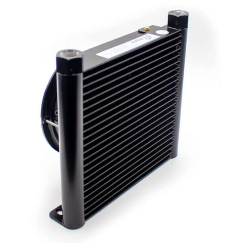 Hydraulic Air Cooler With Aluminum Alloy Frame Heavy Duty 25 LPM Flow 1350W Cooling 3 MPa Working DC 12V Small Radiator Oil