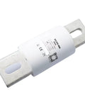 Heavy Duty Rs309 Mm Ev High Voltage Dc Fast Charging Fuse Four Hundred Amps For Electric Vehicle Stations, white cylindrical body.