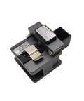 Precision Automatic Return Optical Fiber Cleaver With Tungsten Steel Blade For Clean Cuts, heavy duty fiber splicer tool.