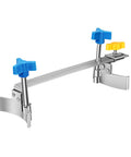 Saihisday timing locking tool kit with dual cam clamps, stainless steel, blue knobs and yellow knob