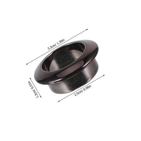 Cool Healifty 20 Pack Black Round Desk Cable Hole Cover Grommet Kit For Snazzy Wire Management And Tidy Office Or Home Study Setup, 3.3cm