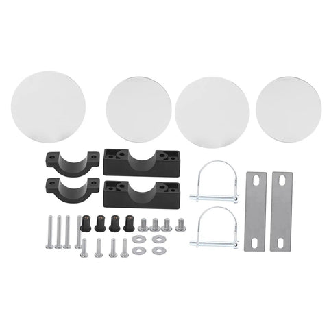 Inflatable Kayak Outrigger Stabilizers PVC For Kayaks Canoes And Fishing Boats White Quick Setup accessories laid out