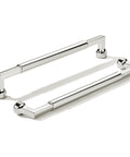 2-Pack 8-Inch Polished Nickel Cabinet Pulls Heavy-Duty Solid Handles for kitchen cabinets, 8-inch center-to-center view