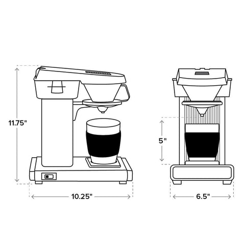 Cup One Pod Free Single Serve Coffee Maker Delivers A 10 Ounce Cup In About Four Minutes Fast Brew Easy Clean Polished Silver Finish