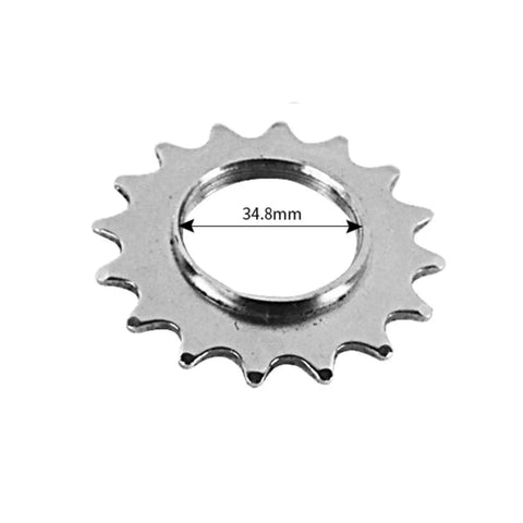 Close-up of a 13T sprocket from Fixie Track Bike One Speed Cog Set With Freewheel Sprockets And Lockring 13T To 18T High Density Steel