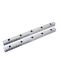 Premium High Precision Linear Guide Rail Kit 350mm HGR15 for CNC Routers, two metallic rails with mounting holes.
