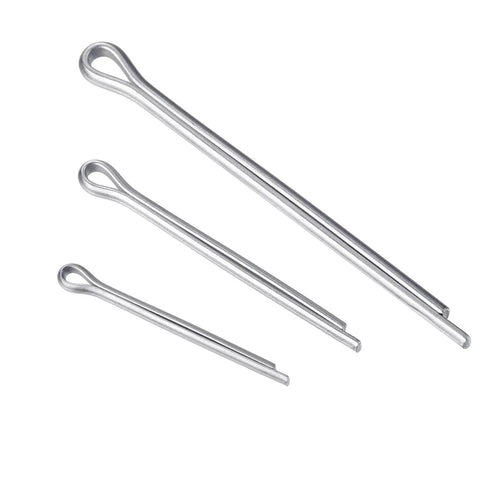 20 Pcs Cotter Pin Assortment Kit M2.5x40mm Zinc Plated Hairpin Clips For Lawn Mowers And Horticultural Equipment Locking Pins Heavy Duty Durable Fasteners
