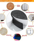 Heavy Duty Self Adhesive Weather Stripping Door Seal Strip For Windows And Pipes High Density Cr Foam Insulation Tape shown on various surfaces.